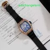 RM Watch Swiss Watch Tactical Watch RM029 Series RM029 MENS 18K Rose Gold Diamond Inlaid Watch Hollow Out Dial Automatic