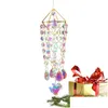 Décorations de jardin Crystal Suncatchers Wind Chime Fenêtre intérieure Pendentif Effet réfléchissant Outil de décoration pour salon mur Drop de Otdjq