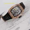 RM Watch Rennuhr Sportuhr RM029 Serie RM029 Herrenuhr aus 18 Karat Roségold mit Diamanteinlage, ausgehöhltes Zifferblatt, Automatik