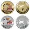 States the United of America Trump 2024 Emed Three -dimensional Commemorative Gold Coin