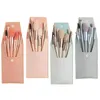 Hourglass Makeup Brush Set Mini Portable 8Pcs, High Quality Soft Animal Hair Brush Include Eyeshadow,Blush,Powder Brush Beauty cosmetics tool set wholesale