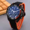 Chronograph Superclone Watches Watches Wristwatch مصمم أزياء فاخر مزدوج غرز الجلد 215.01 6.44 ثانية تشغيل Montredel