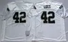 Fintage Football 37 Lester Hayes Jerseys 42 Ronnie Lott 77 Lyle Alzado 72 John Matuszak 16 Jim Plunkett 24 Charles Woodson 1976 1980 1984 1998 Retro 75th Stitching