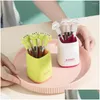 Forks Cartoon Cute Soft Handles With Storage Box Stainless Steel Dessert Tableware Fruit Fork Tootick Kitchen Supplies Drop Delivery H Otfuv