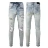 y2k jeans designer jeans hommes skinny jeans design couleurs pantalons long hippop autocollant broderie slim denim streetwear droit pantalon skinny gros shorts pour hommes 30-4