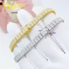 Designer Hot Selling Hip Hop S925 VVS Pass Tester Fine Jewelry Custom 925 Silver Iced Out 3 Rows Moissanite Diamond Tennis Armband