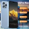 Nouveau i15 Pro Max Cross Brord Téléphone 16 Go + 1Tb7,3 pouce Pixel 72 + 108 Android 13 Stock direct d'usine