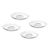 Cups Saucers 20 Pcs Glass Saucer Snack Storage Dishes Transparent Coffee Cup Plates Clear Turkey Mug