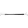 Shower Curtains Curtain Rod Hole-free Adjustable Stainless Steel Clothes Drying Retractable Practical White No Punching