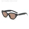 Diseñador Suave Gafas de sol GM 2023 Nuevas gafas de sol Y2k Gm Premium Sense Ins Spicy Girl Gafas de ojo de gato Gafas de sol polarizadas femeninas