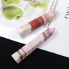 Decoratieve Beeldjes 1Pc Natuurlijke Kristallen Rhodochrosiet Kwarts Punt Healing Stenen Zeshoekige Kolom Kristallen Obelisk Wand