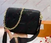 Designers women chain bag wallet on strap handbag bubblegram Shoulder Crossbody Tote Letter embroidery Hobo Purses lady PU Po che tte Vintage messenger Saddle bags