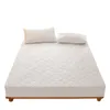 Quiltad vattentät madrass toppermonterad ark med elastiskt sängskyddsskydd för sängkläder för singledouble örngott 240304
