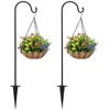 Hooks 2 st pet Coat Hanger Iron Floor Plug Bird Feeders For Outside Garden Hanging Holder