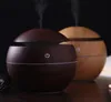 Wood Grain Essential Oil Diffuser Ultrasonic Aromatherapy Bamboo Color USB Humidifier 130ml With Changing Night Light Air Purifier3409307