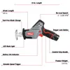 Hyper Tough 12V Max Lithium-ion Compact Reciprocating Saw with 1.5ah Battery and Charger, 80005