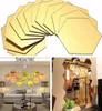 12PCSSet 3D Acryl Gespiegelde Decoratieve Sticker Wall Art DIY Decoratie Spiegel Muurstickers Voor Kinderen Kamers Home Decor1031353