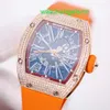 RM Watch Swiss Watch Tactical Watch RM023 UNISEX 18K Rose Gold med Diamondset Swiss Luxury Leisure Sports