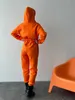 Womens Warm Jumpsuit Made of Cotton Fleece with a Hoodie Newest Fashionable Outfits Jogging Sport Tracksuits