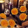 Flores decorativas 1 conjunto de flores falsas, ornamento para casa, adorno de mesa, cravo simulado, decorações requintadas, adereços po