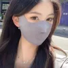 Bandanas Silk Face Mask Anti-UV oddychający szalik Regulowana klamra