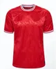 4xl 2024 2025 Danimarca Jersey Euro Cup Cup Nuova squadra di calcio nazionale Kit per bambini Kit per bambini set a casa rossa Away Men uniforme Christensen Jensen Eriksen Dolberg