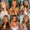 Perruque Lace Frontal Wig Body Wave colorée HD transparente, perruque sans colle, cheveux humains, prêts à porter et à emporter en vente