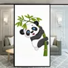 Raamstickers Privacy Windows Film Decoratief Schattig Dierenstijl Glas Geen lijm Statisch vastkleven Mat