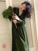 Women Vintage v Deck Velvet Dresses Style French Style Elegant Slim Barty Prom Robe Autumn Winter Long Sleeve Vestidos 240321