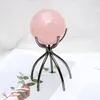 Dekorativa figurer Creative Crystal Ball Metal Sphere Base Alloy Holder för Seven Balls