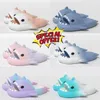 Populära skor Sandal Summer Shark Slippers Shark Slides Thick Soled Shoes Kids Flat Sandals Gradient Flip Flops Gai 36-45