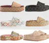 Sommer-Strand-Slipper, Designer-Sandalen, Damen-Slipper, Herrenschuhe, Hausschuhe, Luxus-Schuhe, Sandalen, berühmte Designer-Damen, flach, dicker Boden, Stickerei, bedrucktes Chaussure