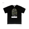 Bapestar Camuflage T-shirty Bapessta Summer Crew Scyk Tees Designer Streetwear Asian Plus Sizel Black T koszule dla mężczyzn designerski koszula plus rozmiar 483