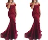 2019 New Burgundy Red Royal Blue Cheap Heapmermaid Prom Dresses Long Off Off Off Off Offer