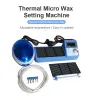 Easy Use Jewelry Stone Setting Tool Thermal Vacuum Micro Wax diamond Setting Machine Gem Suction Heater Jewelry Micro Machine