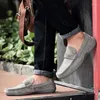 Casual Shoes Men's Fashion Man Business Soft Suede Men Loafers Moccasins Breathable Slip On Driving Footwear Male Flats