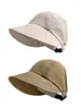 Cappelli a tesa larga Berretto da spiaggia Maschera da baseball Cappello con design a gancio Visiere parasole con parte superiore cava Pescatore all'aperto