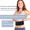 Ceinture minceur EMS Entraîneur de stimulation musculaire USB Électrique Abs Poudre de carbone Ceinture de vibration abdominale Taille et perte de poids abdominale Équipement de fitness 240321