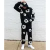Automne New American Fashion Trend Kapok 3D Pullage imprimé Sweat Sweat pour hommes Hip Hop Street Casual Sports Pants Suit