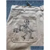 Pantalones para hombre 23ss estilo vintage dibujos animados animal impresión iti mano carga hombres mujeres pantalones gota entrega ropa ropa otfxu