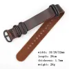 Calculators Vintage Crackle Textured Genuine Leather Watch Band 18mm 20mm 22mm Strap for Men Replacement Wrist Bracelet Watch Accessories