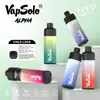 EU Warehouse Puffs Vape Disponible Puff Vapsolo Alpha 8000 Device med laddning av luftflöde E-cigaretter POD System Vapes Puff Bar Shisha