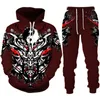 Hoody Trainingspak Mannen Sets Winter Dunne Hoodies Broek 2 Stuk Streetwear Hoodies Mannen Herfst Sweatshirt Joggers Joggingbroek Pak Male002