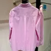 Femmes de début de printemps chemises de créateurs de chemises pour femmes Blouse perlée décontractée Fashion Lulle Lute Luxury Tops Asian Tailles