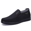 Shoe Gai Sneaker Sports Tygsko MEN MENS SINGLE BUSINESS Klassisk toppsko Casual Soft Sole Sole Slipper Flat Leather Men Shoe Black Comforts Soft Size 38-50