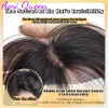 Парик с челкой AS Bangs для женщин, чтобы увеличить объем волос на макушке, чтобы создать высокий череп, естественно покрывающий седые волосы, сменный парик