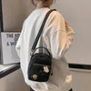 Shoulder Bags Fashion Canvas Crossbody For Women 2024 Small Messenger Bag Students Cotton Cloth Mini Female Handbags Phone Purse