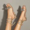 Sandales Crystal Bow Design Slingback Femmes Été Bout Ouvert Pvc Transparent Plat Strass Casual Chaussures De Plage Pour