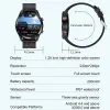 Relógios 2023 New Bluetooth Call Business SmartWatch Health Monitoramento de esportes Rastreadores de fitness ip67 ECG à prova d'água+PPG Smart Watch Men+Box