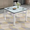 Table Cloth Square Tempered Glass Small Apartment Modern Simple Mat
